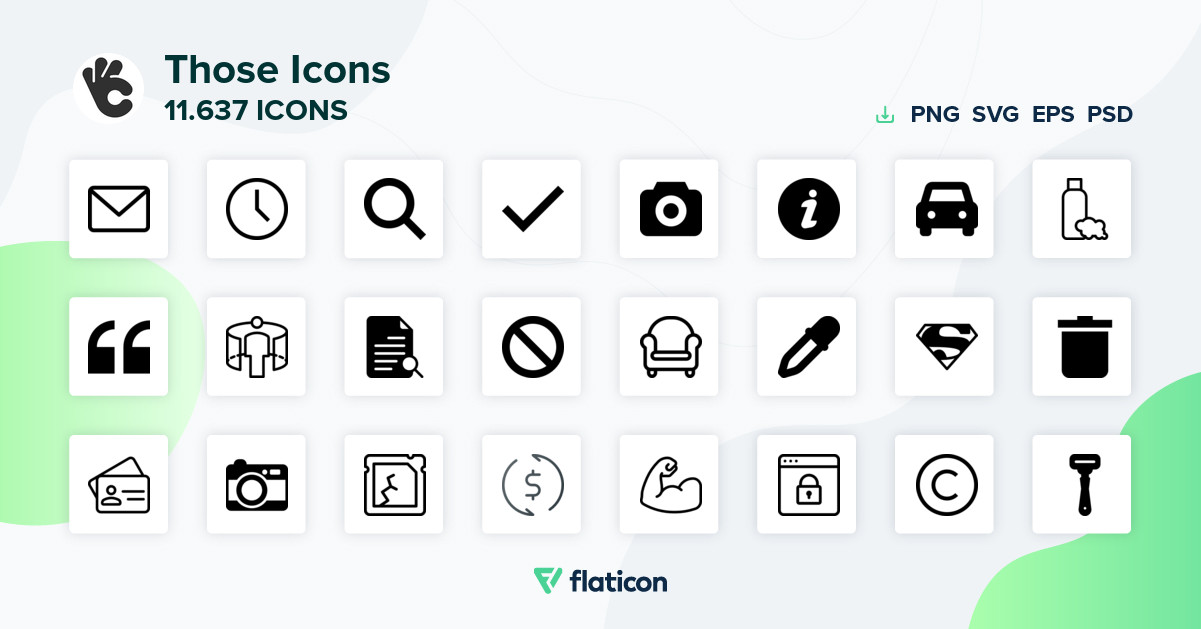 Free icons designed by Those Icons