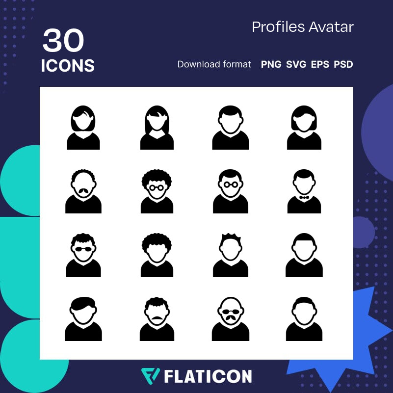 Download Avatar Icon pack Available in SVG, PNG & Icon Fonts