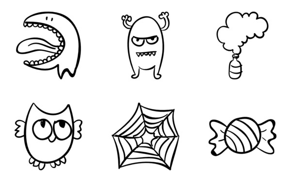halloween hand drawn halloween hand drawn