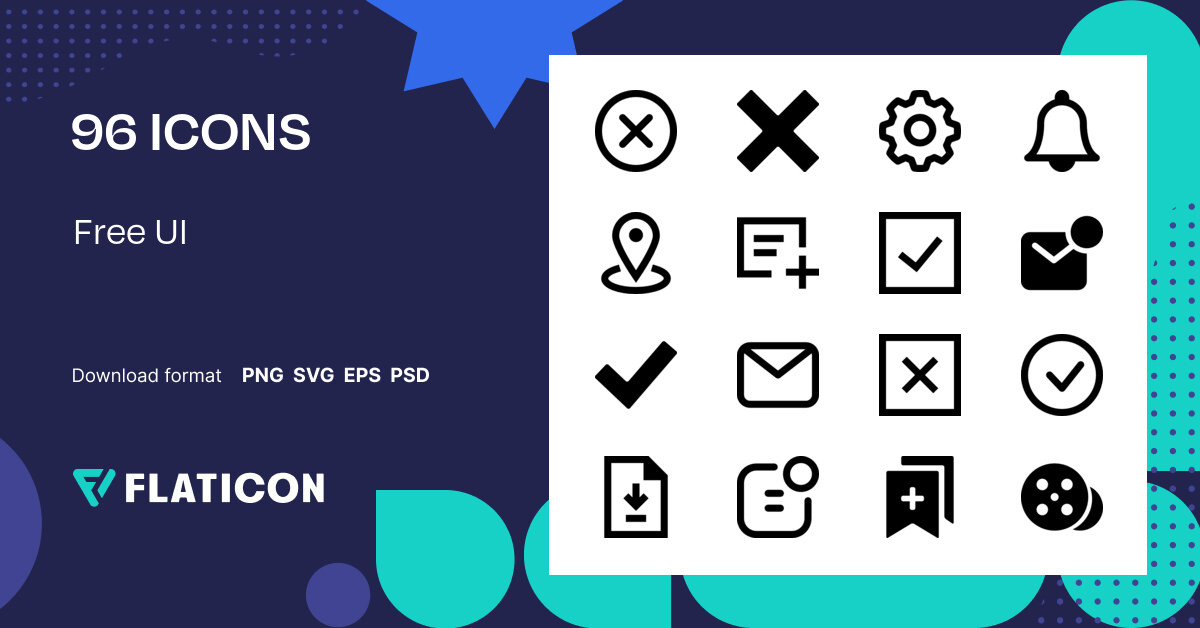 Free UI Icon Pack | Lineal | 96 .SVG Icons - Page 2 image.