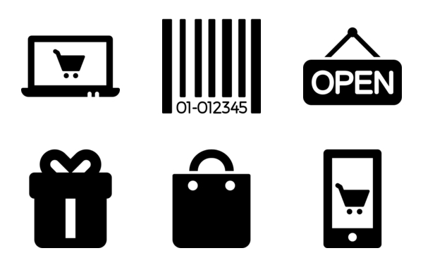 ecommerce pictograms