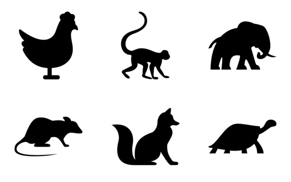 animal silhouettes