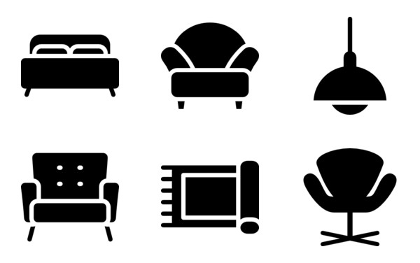 Furniture Fill Icons