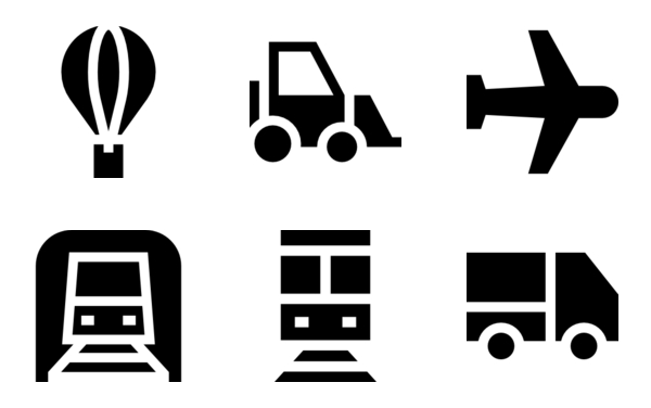 transport vehicles set