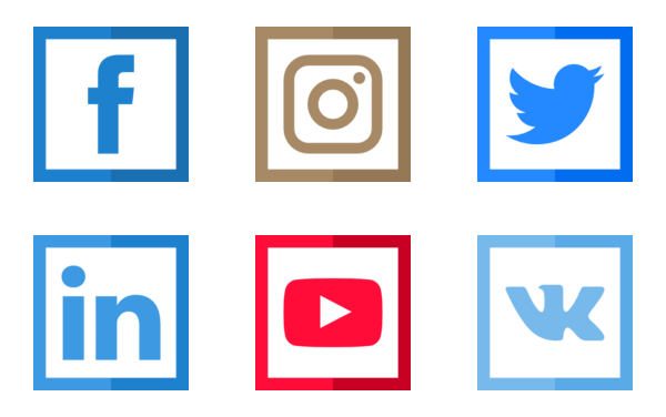 Social Media Logo Set Social Media Logo Set