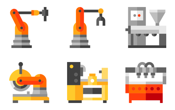 factory machinery set