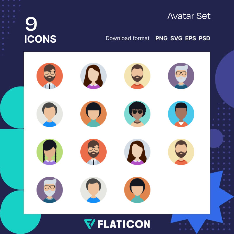 Avatar Creator Kit, Download SVG, PNG, EPS Icons