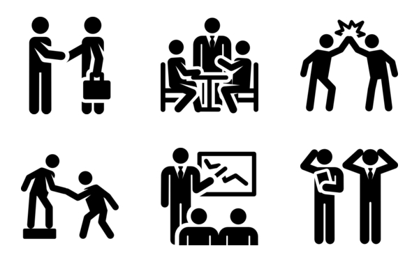 team organization human  pictograms