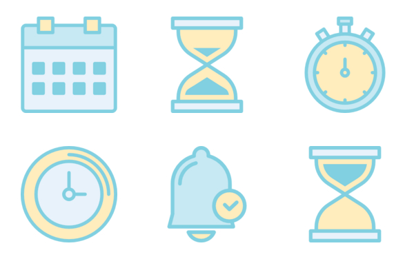 time and date icons