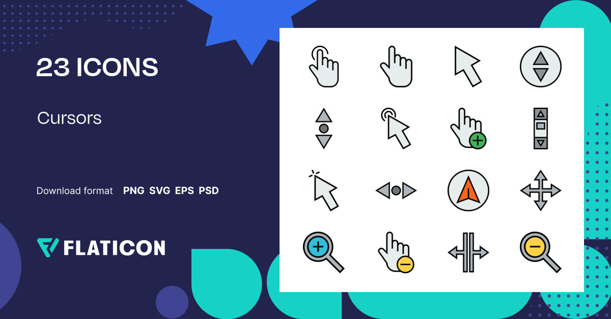 Cursors Icon Pack Lineal Color Svg Icons