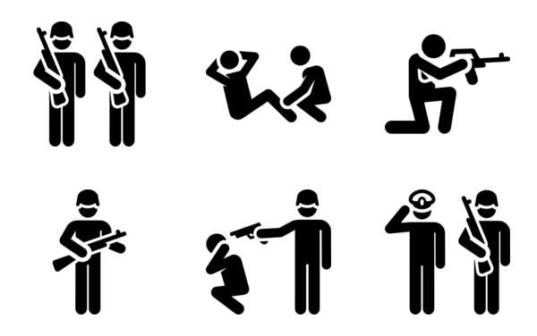 military pictograms
