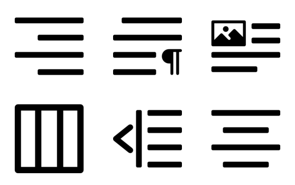 alignment & paragraph