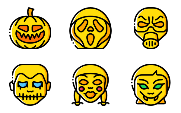 horror emojis