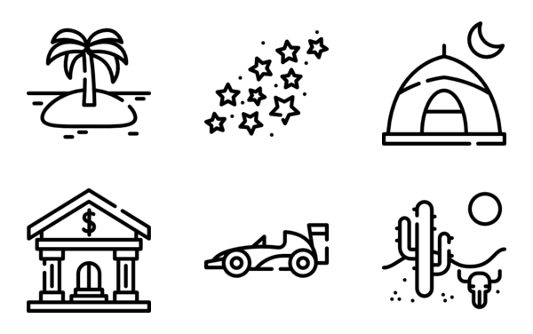 travel & places emoticons