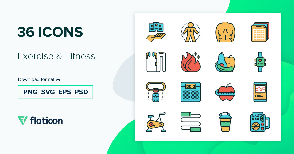 Fitness Icon Royalty Free SVG, Cliparts, Vectors, and Stock