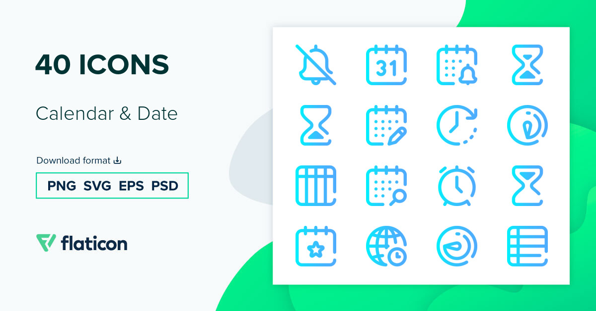 Calendar Date 24 icon PNG and SVG Vector Free Download