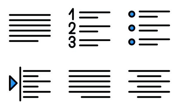 alignment and paragraph