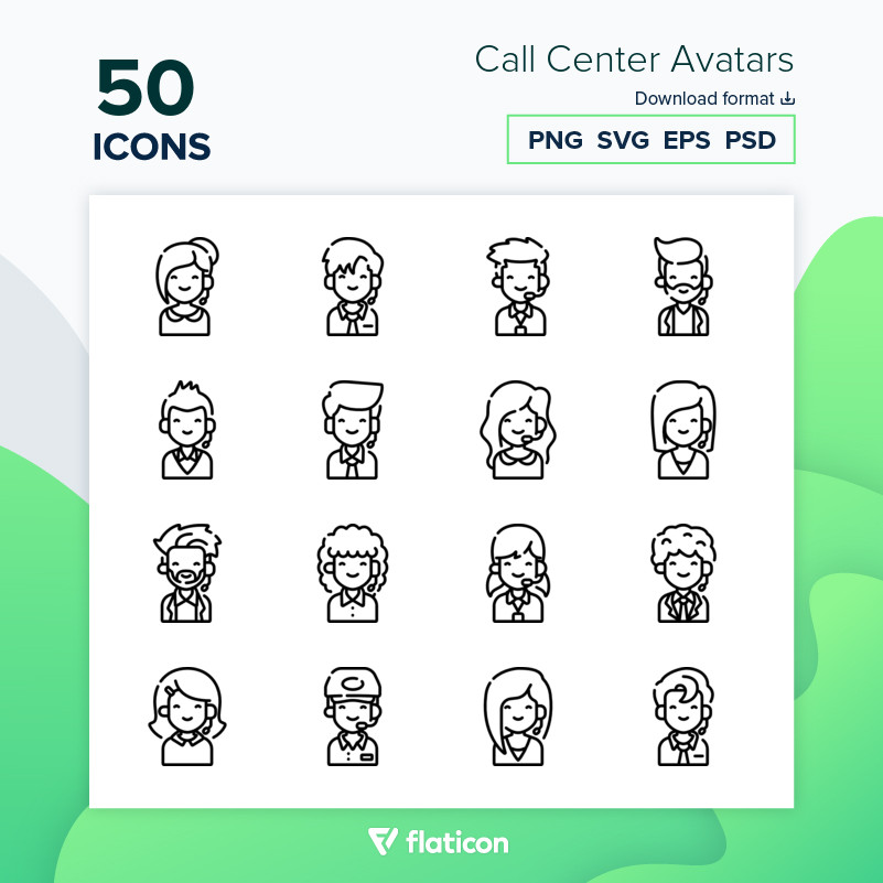 The Free User Avatar Icon Set (50 Icons in SVG & PNG Formats)