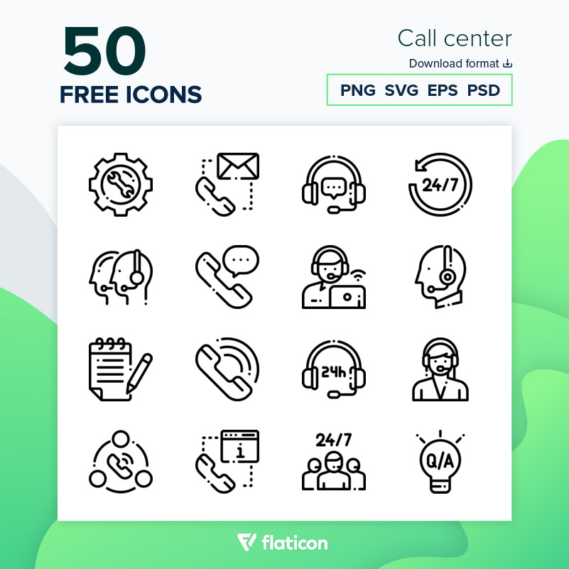 Icon Call Center 24 PNG Images & PSDs for Download