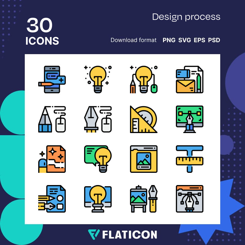 Design Process category: icon research