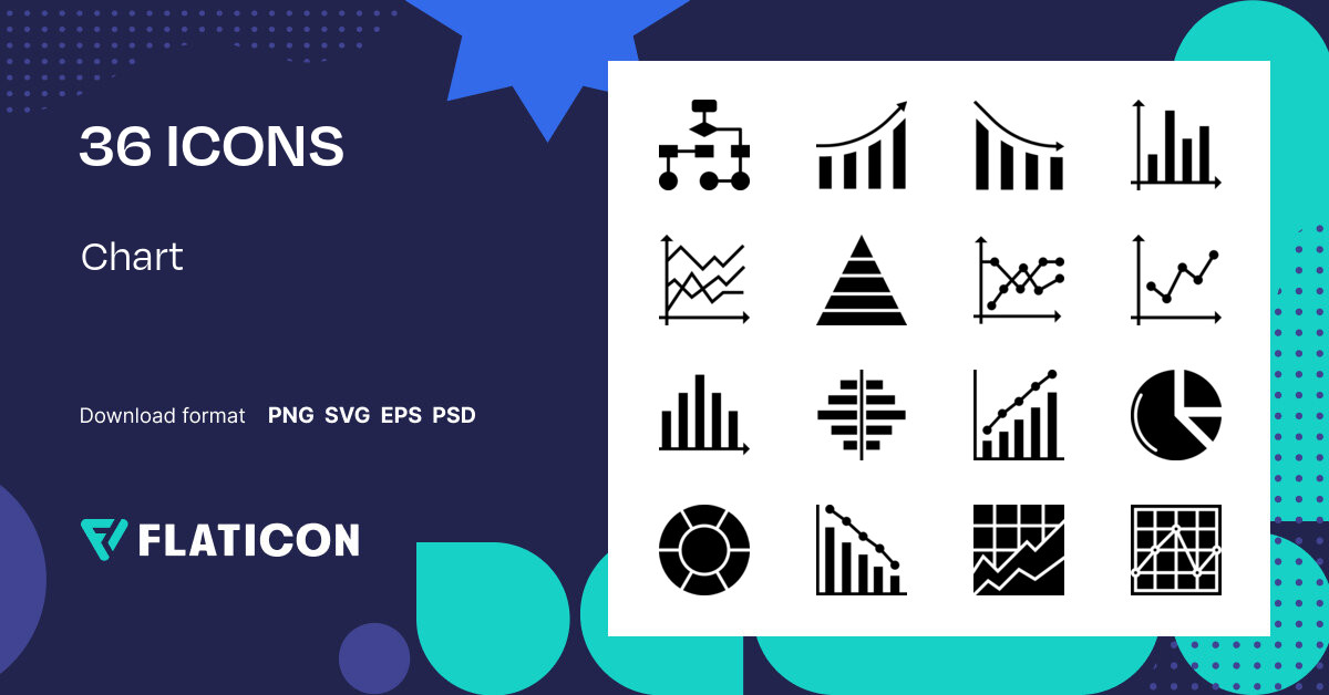 Chart Icon Pack | Fill | 36 .SVG Icons