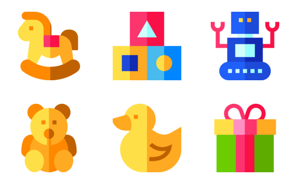 Christmas Toys Flat