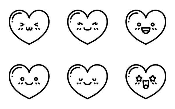 Heart emoticons Heart emoticons