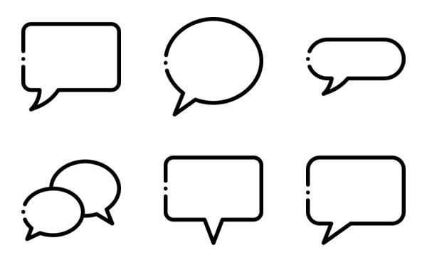 speech bubbles