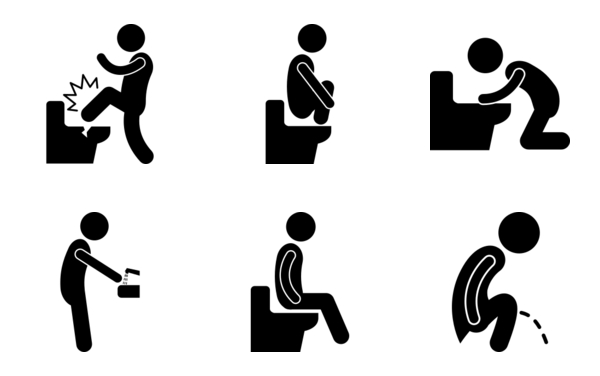 toilet and restrooms symbols