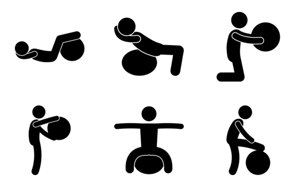 gym fitness ball training