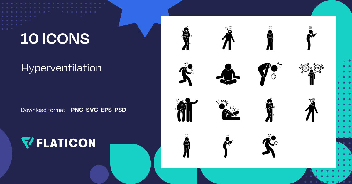 Hyperventilation Icon Pack | 10 .SVG Icons