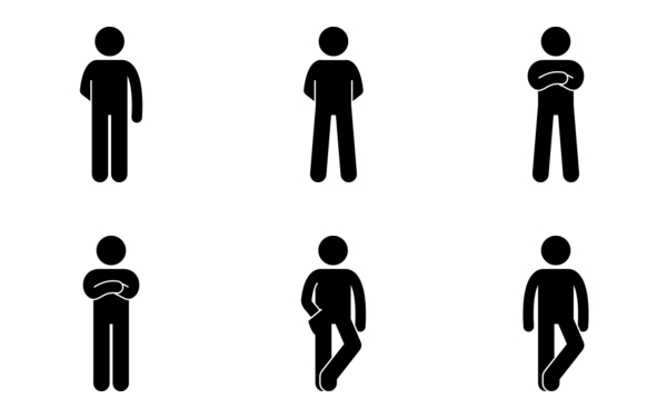 human standing postures