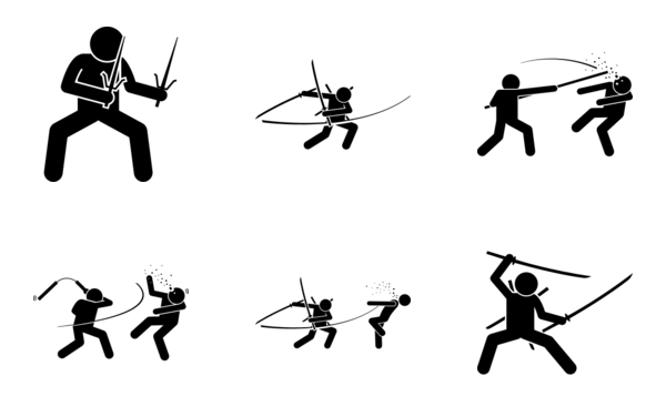 japanese melee fighting weapons