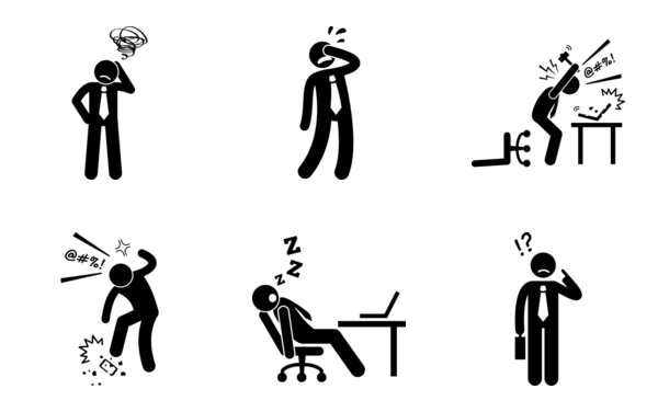 businessman emotions