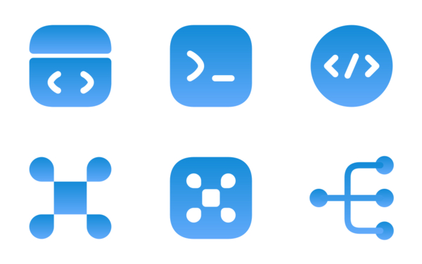 programing gradient icon