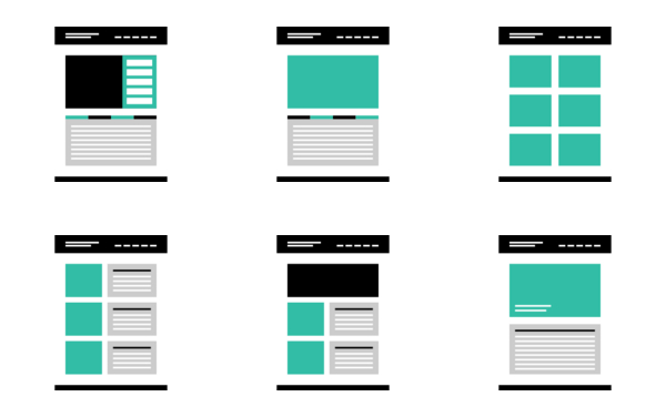 web mockups