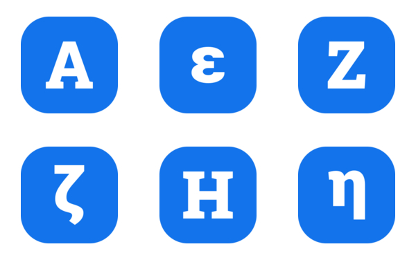 greek alphabets