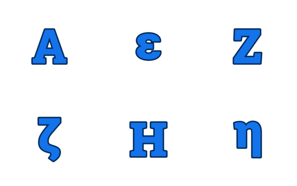 greek alphabets