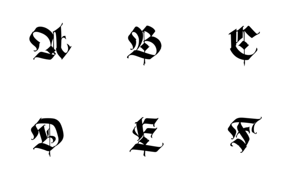 gothic font