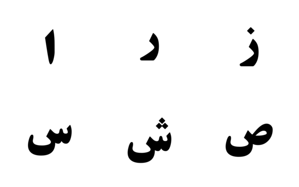 arabic alphabets