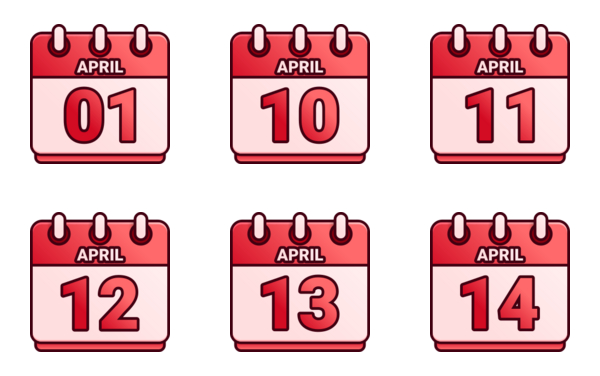 calendar of april