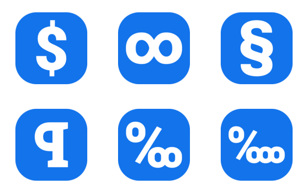 special characters and mathematical symbols