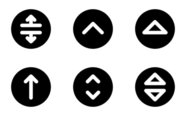 arrow circle glyph