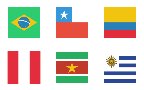 flags of south america