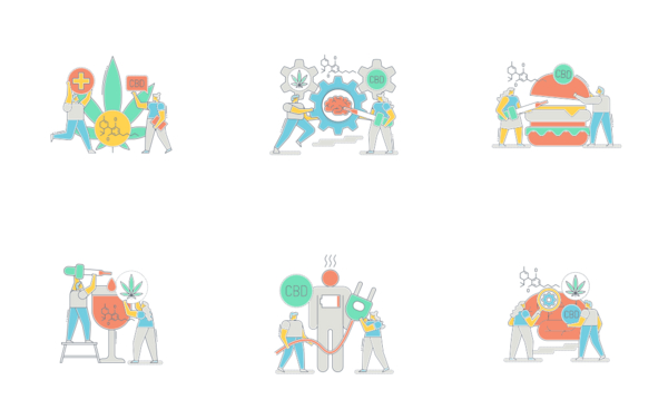 cbd oil illustrations cbd oil illustrations