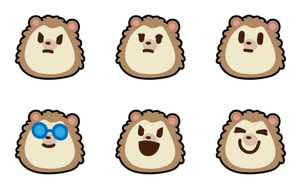 hedgehog stickers