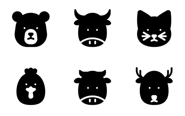 animal faces