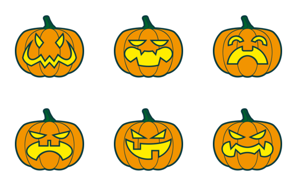 halloween pumpkins color