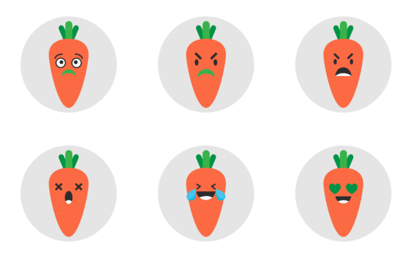 carrot emojis