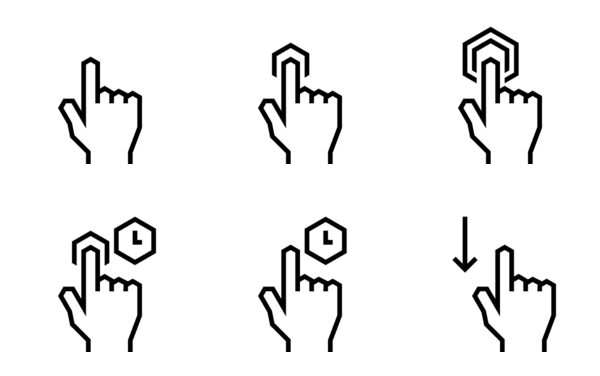 Angular gesture Angular gesture